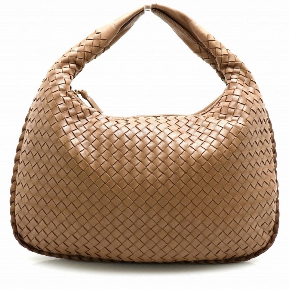 🔥 🔥 🔥 Bottega Veneta Elegant Tan Woven Women's Bag hobo medium